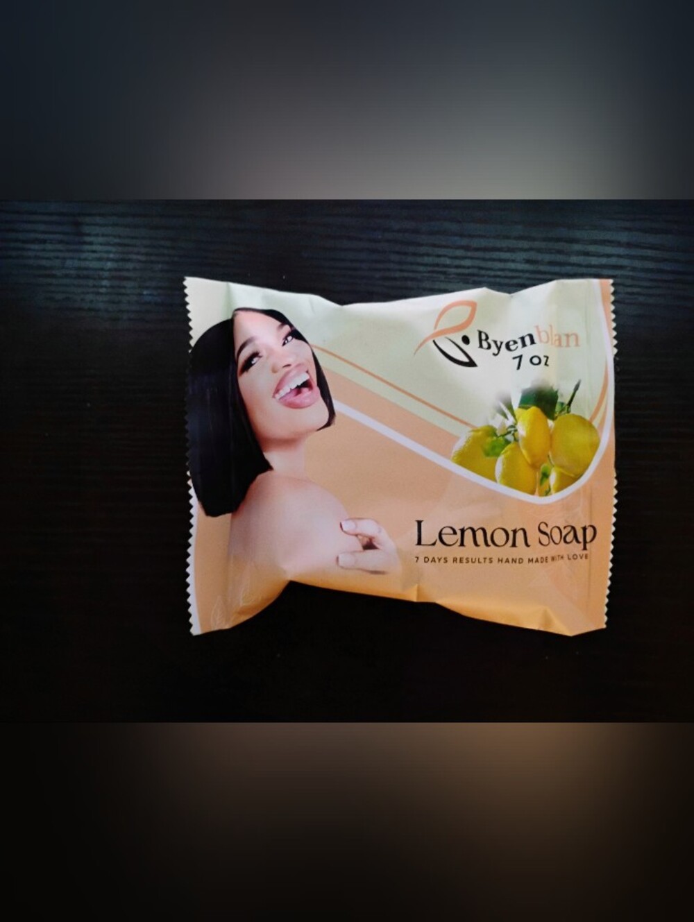 Lemon Soap - Peach Scented Women Bath & Body Soap